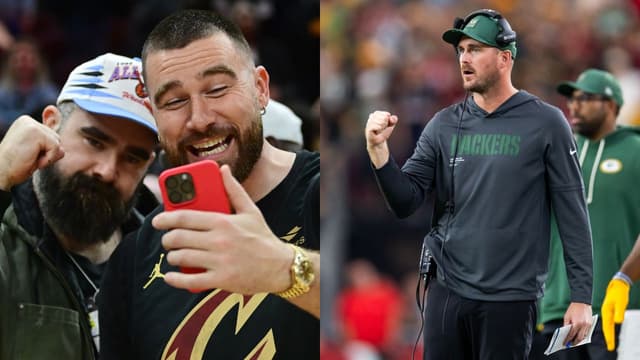 Jason and Travis Kelce, Sean Mannion