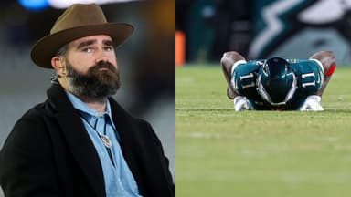 Jason Kelce, AJ Brown