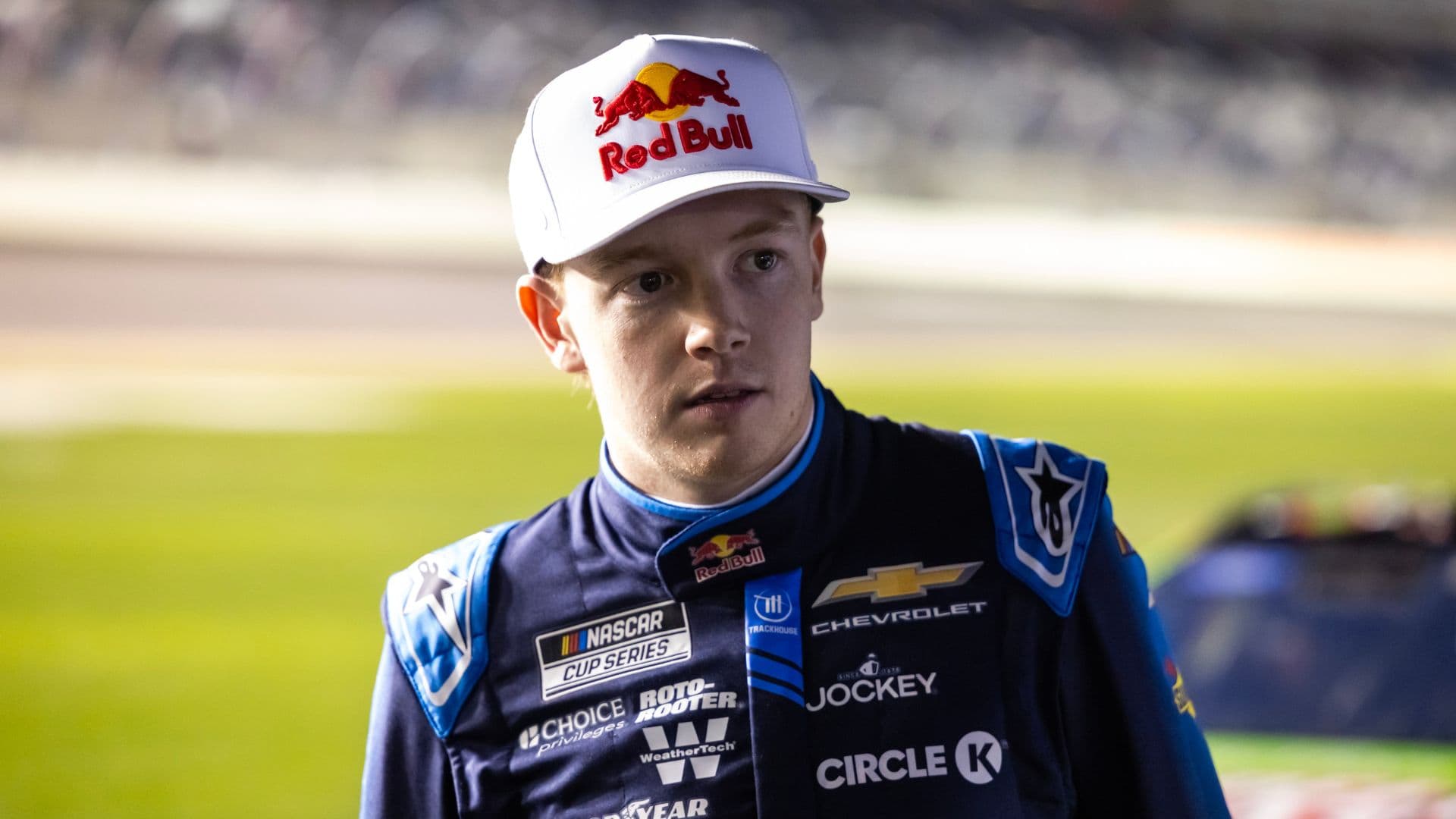 Feb 11, 2026; Daytona Beach, Florida, USA; NASCAR Cup Series driver Connor Zilisch (88) during qualifying for the Daytona 500 at Daytona International Speedway.