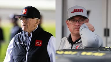 Joe Gibbs (L) and Chris Gabehart (R)