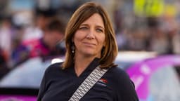 Nov 9, 2024; Avondale, Arizona, USA; NASCAR Xfinity Series team owner Kelley Earnhardt Miller during the Championship race at Phoenix Raceway