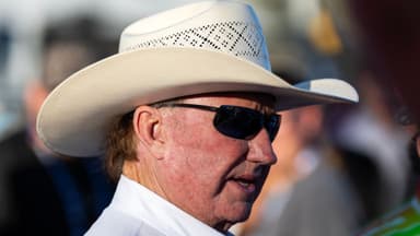Nov 1, 2025; Avondale, Arizona, USA; NASCAR Xfinity Series team owner Richard Childress during the Xfinity Series Championship race at Phoenix Raceway.