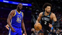Draymond Green (L), Cade Cunningham (R)