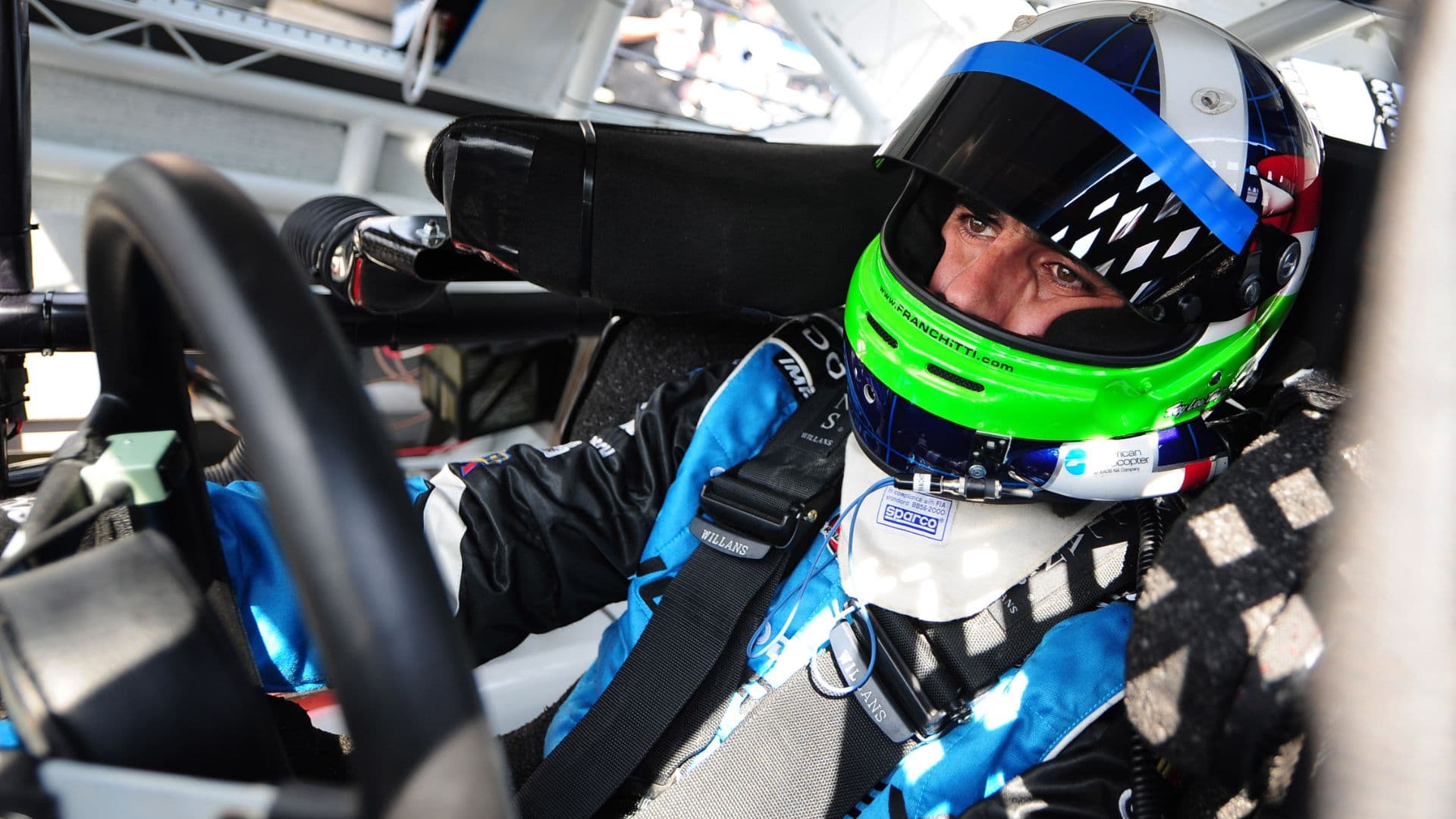 Feb 15, 2008; Daytona Beach, FL, USA; Nascar Sprint Cup Series driver Dario Franchitti during practice for the Daytona 500 at Daytona International Speedway