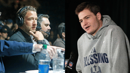 Dave portnoy (left), Drake Maye (right)