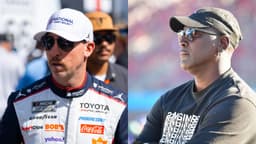 Denny Hamlin (L) and Michael Jordan (R)