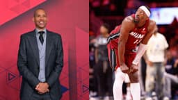 Reggie Miller(L) and Bam Adebayo(R)