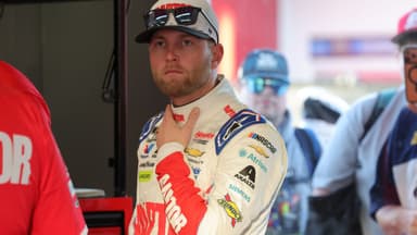 Feb 13, 2026; Daytona Beach, Florida, USA; NASCAR Cup Series driver William Byron (24) during NASCAR Cup Series practice at Daytona International Speedway