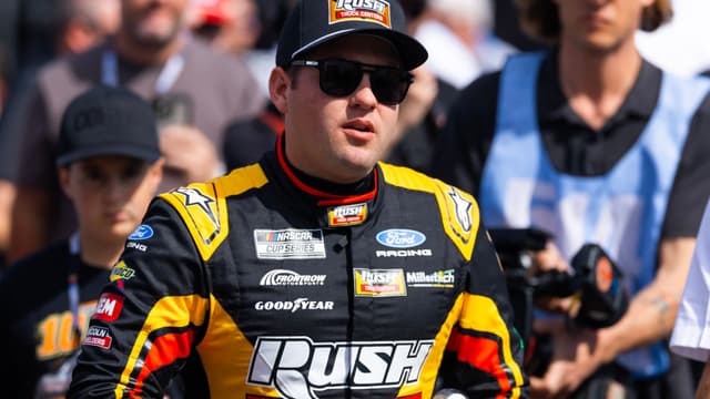 Feb 15, 2026; Daytona Beach, Florida, USA; NASCAR Cup Series driver Noah Gragson (4) during the 68th running of the Daytona 500 at Daytona International Speedway.