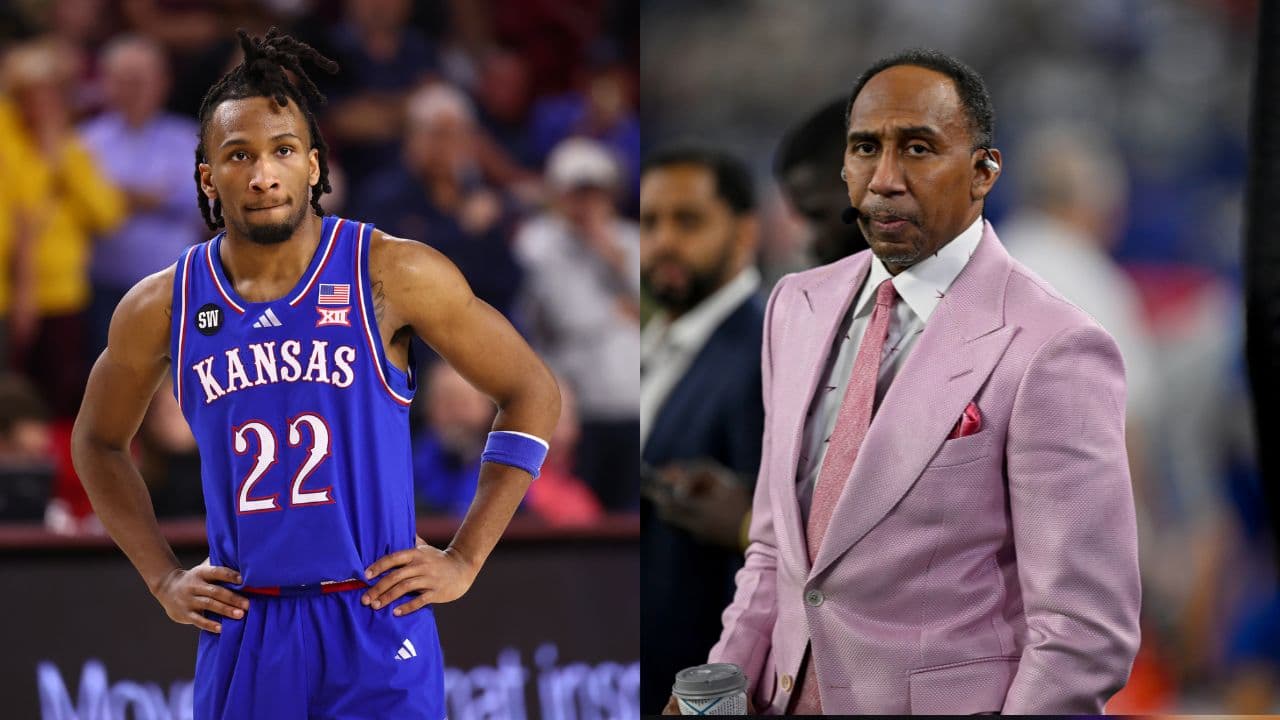 Darryn Peterson (L), Stephen A. Smith (R)