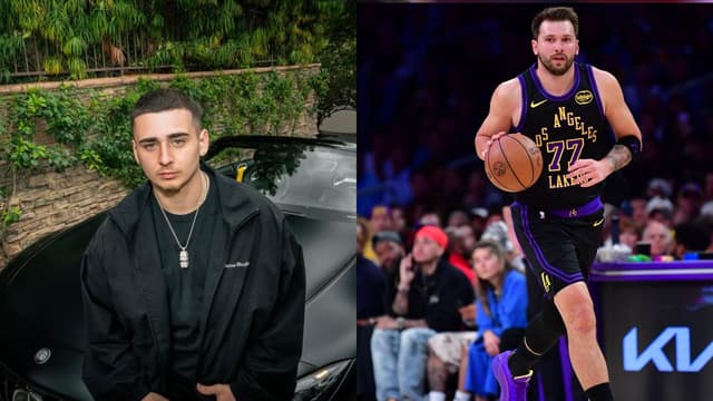 Lacy (L), Luka Doncic (R)