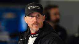 Feb 13, 2026; Daytona Beach, Florida, USA; NASCAR Cup Series driver Denny Hamlin during practice for the Daytona 500 at Daytona International Speedway. Mandatory Credit: Mark J. Rebilas-Imagn Images