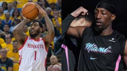 Iman Shumpert (L), Bam Adebayo (R)