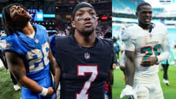 Jahmyr Gibbs, Bijan Robinson, De'Von Achane