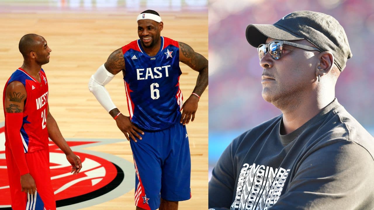Kobe Bryant and LeBron James, Michael Jordan