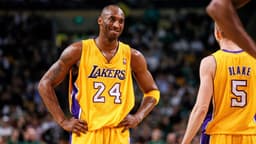 Feb 09, 2012; Boston, MA, USA; Los Angeles Lakers shooting guard Kobe Bryant (24) on the court against the Boston Celtics at the TD Garden