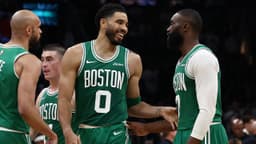 Jayson Tatum and Jaylen Brown