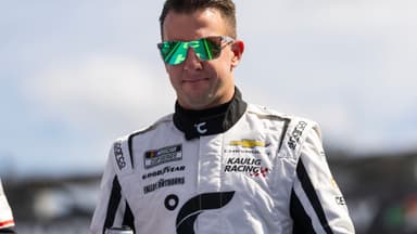 Feb 15, 2026; Daytona Beach, Florida, USA; NASCAR Cup Series driver AJ Allmendinger (16) during the 68th running of the Daytona 500 at Daytona International Speedway.