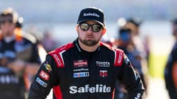 Feb 13, 2026; Daytona Beach, Florida, USA; NASCAR Truck Series driver Kaden Honeycutt (11) during qualifying for the Fresh from Florida 250 at Daytona International Speedway.