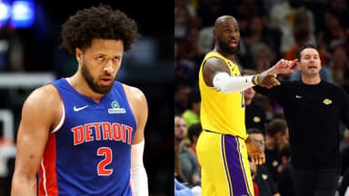 Cade Cunningham(L) and LeBron James(R)