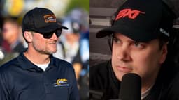 Dale Earnhardt Jr. (L) and Travis Rockhold (R)