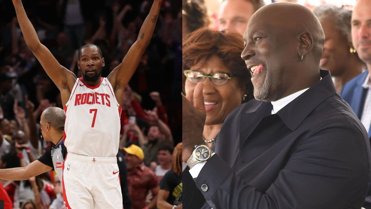 Kevin Durant (L), Michael Jordan (R)