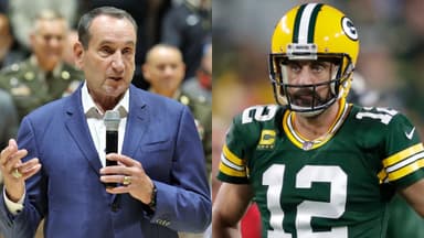 Mike Krzyzewski (Coach K), and Aaron Rodgers