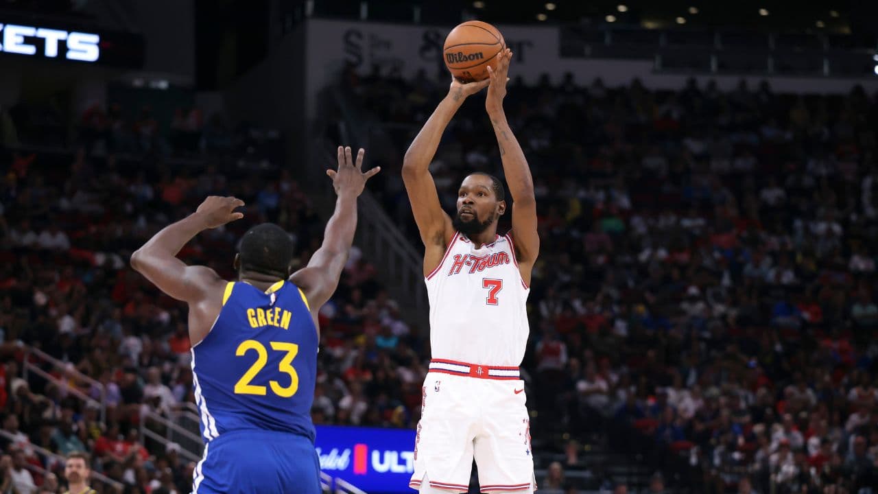 Draymond Green and Kevin Durant