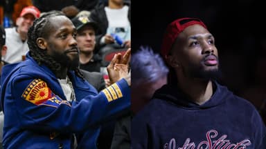 Pat Beverley (L), Damian Lillard (R)