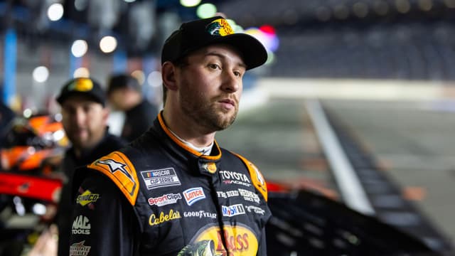 Feb 11, 2026; Daytona Beach, Florida, USA; NASCAR Cup Series driver Chase Briscoe (19) during qualifying for the Daytona 500 at Daytona International Speedway. Mandatory