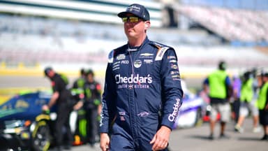 Mar 14, 2026; Las Vegas, Nevada, USA; Richard Childress Racing driver Kyle Busch (8) during qualifying at Las Vegas Motor Speedway