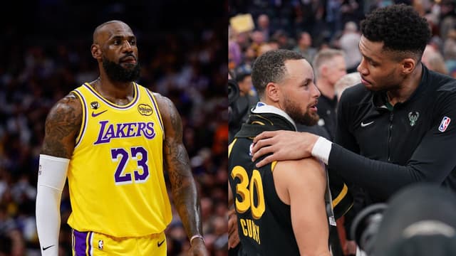 LeBron, Stephen Curry, and Giannis.