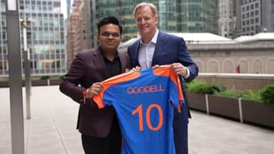 Roger Goodell and Jay Shah