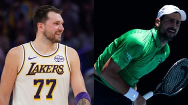 Luka Doncic and Novak Djokovic