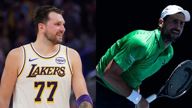 Luka Doncic and Novak Djokovic