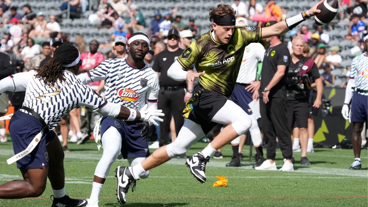 Bengals Fans Aren’t Happy With Joe Burrow’s Performance at the Fanatics Flag Football Classic