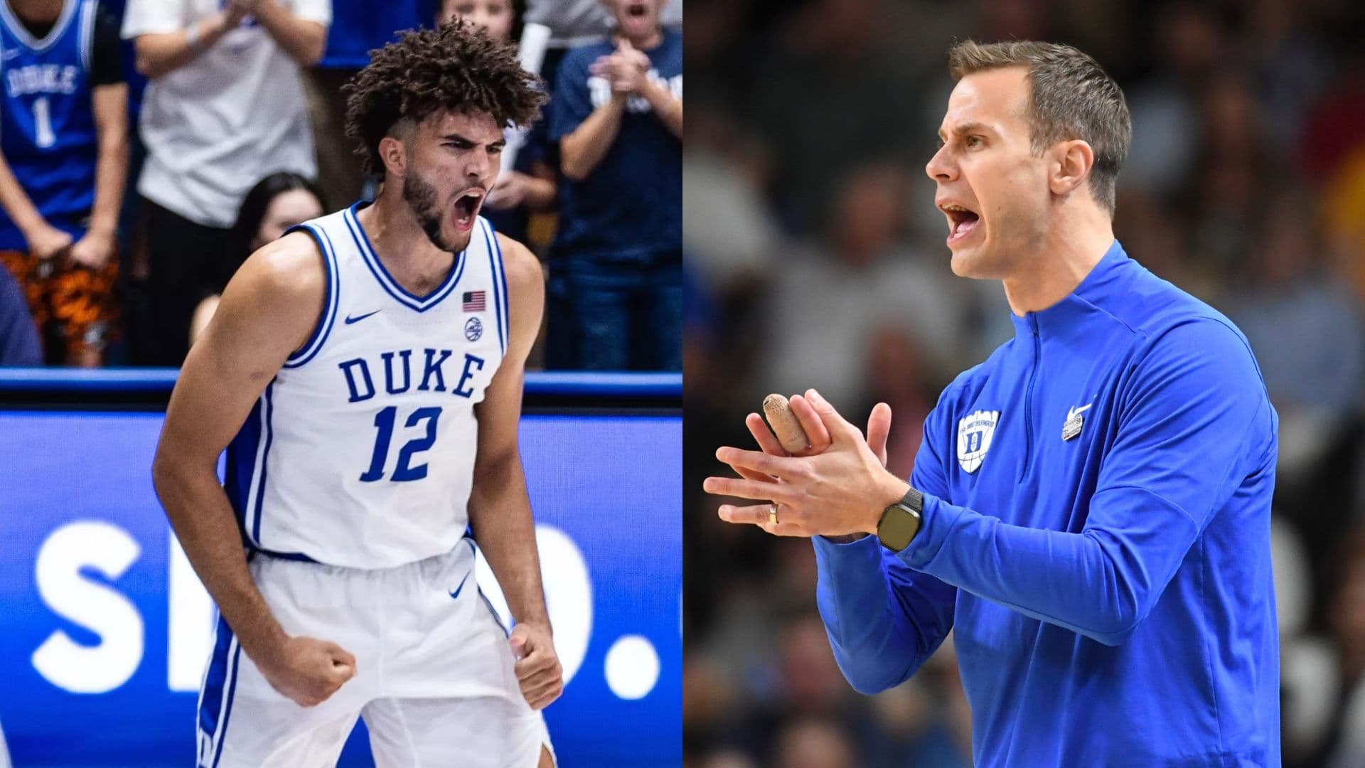 Cam Boozer (L) and Jon Scheyer (R)