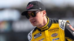 Feb 15, 2026; Daytona Beach, Florida, USA; NASCAR Cup Series driver Christopher Bell (20) during the 68th running of the Daytona 500 at Daytona International Speedway.