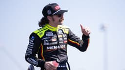 Mar 22, 2026; Darlington, South Carolina, USA; Team Penske Ryan Blaney (12) comes out for the Goodyear 400 at Darlington Raceway