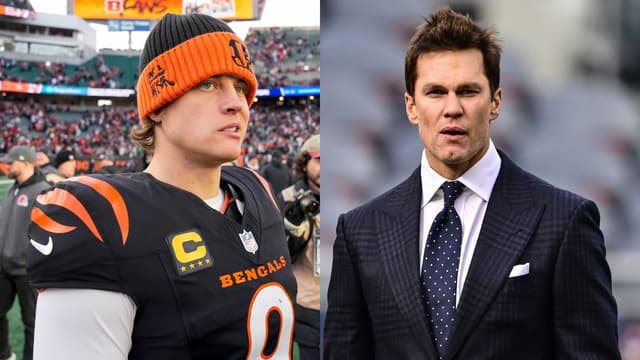 Joe Burrow, Tom Brady