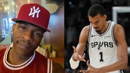 Rashad McCants (L), Victor Wembanyama (R)