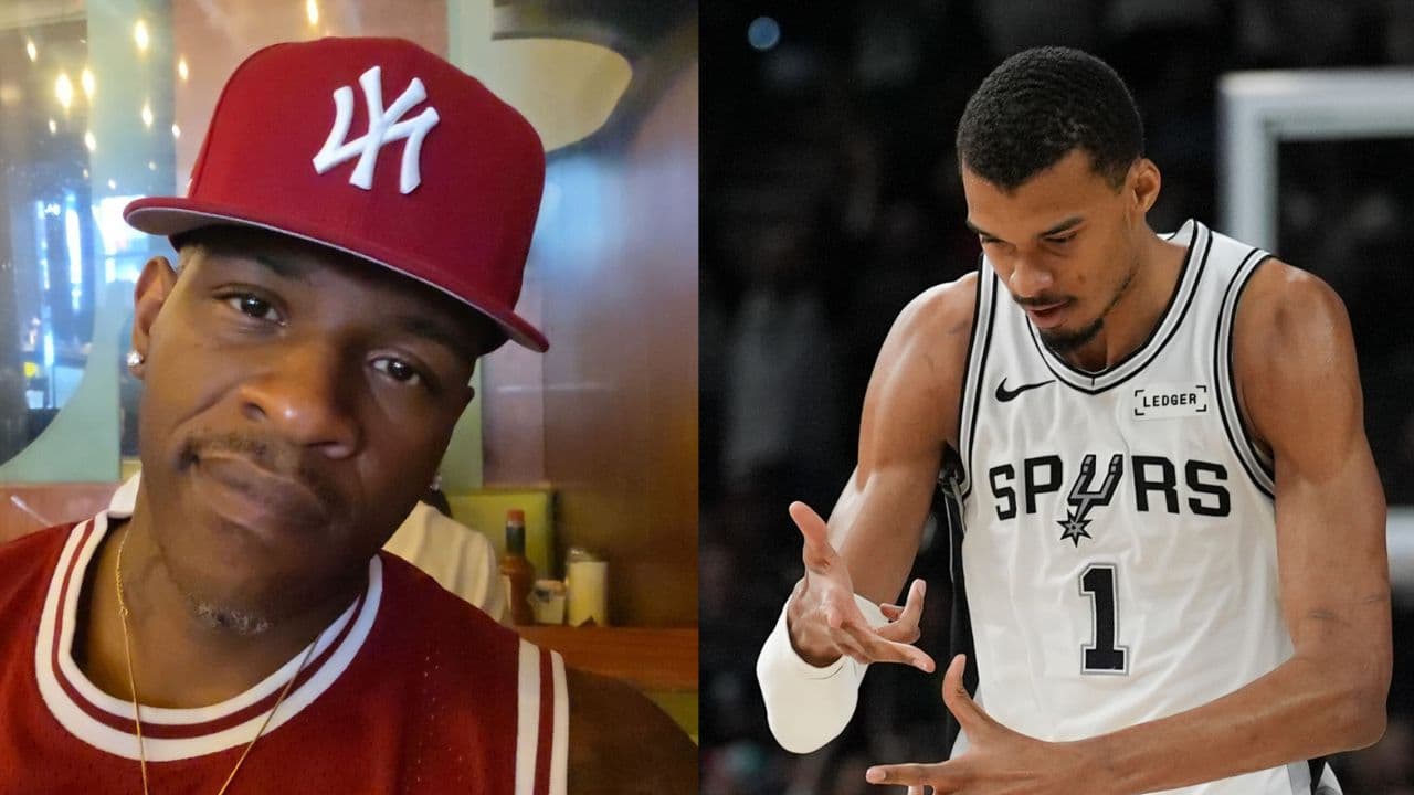 Rashad McCants (L), Victor Wembanyama (R)