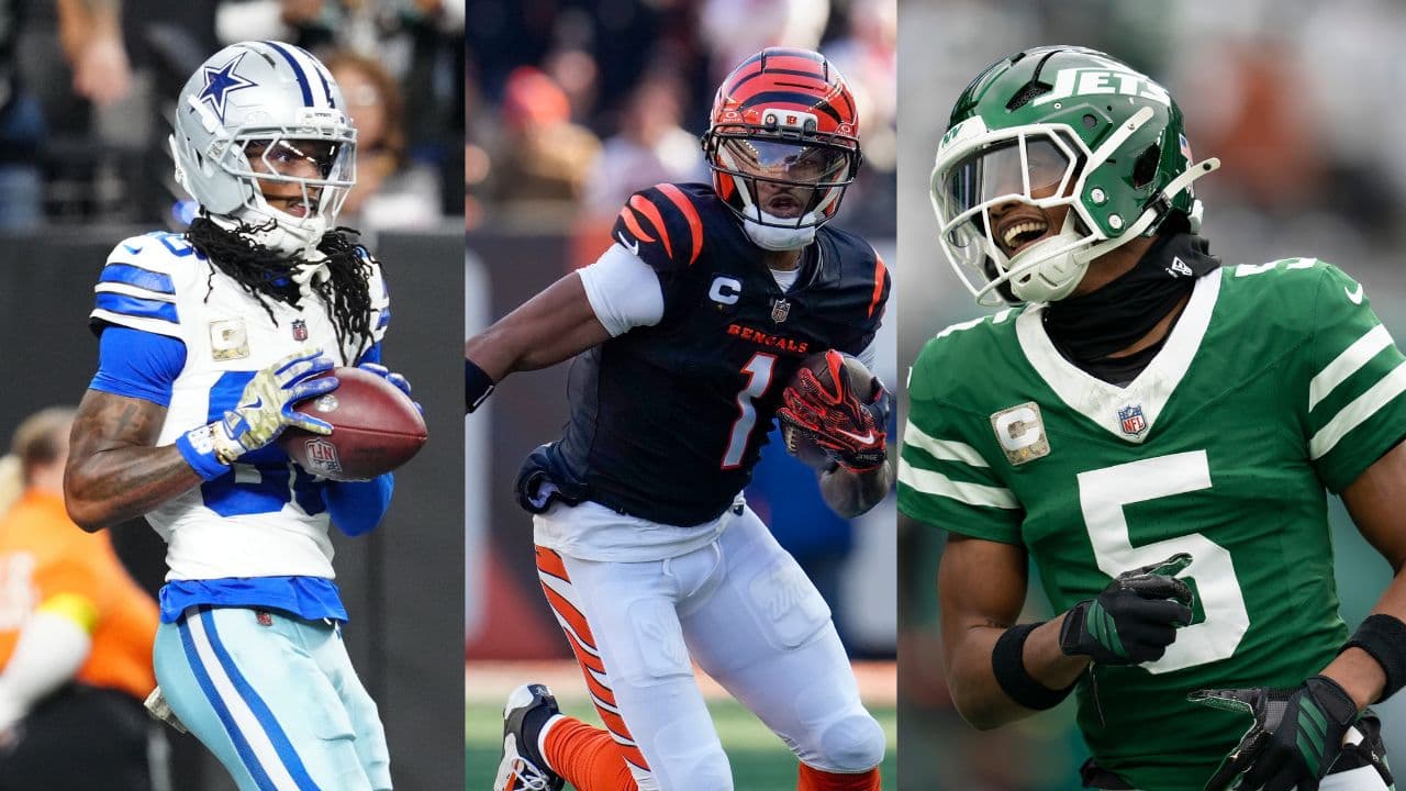 NFL receivers CeeDee Lamb, Ja'Marr Chase, Garrett Wilson