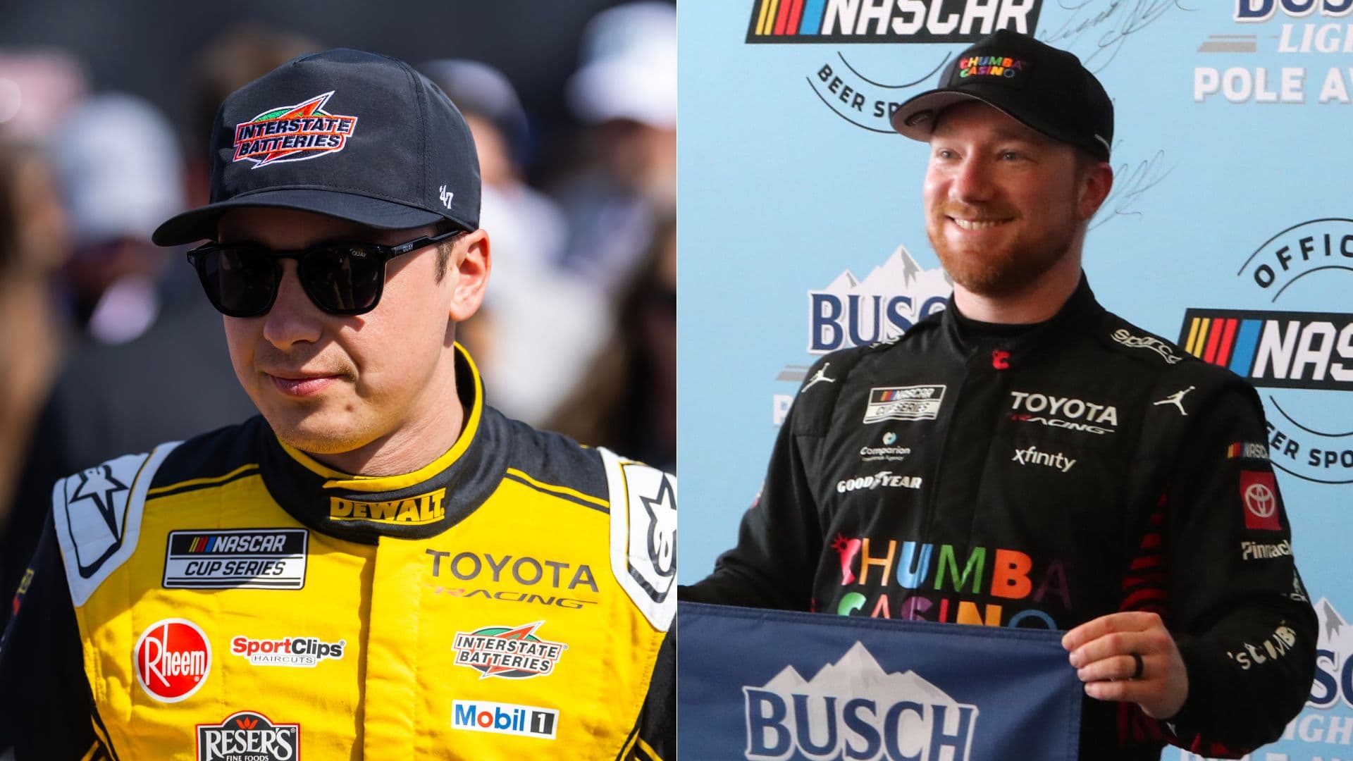 Christopher Bell (L) and Tyler Reddick (R)