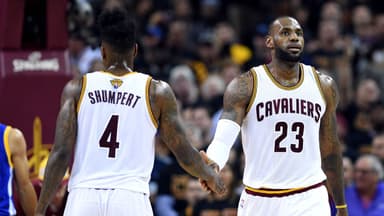 Iman Shumpert and LeBron James