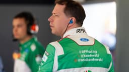 Feb 13, 2026; Daytona Beach, Florida, USA; NASCAR Cup Series driver Brad Keselowski during practice for the Daytona 500 at Daytona International Speedway